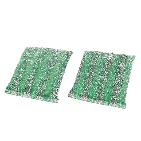 Shop Kitchen Dish Pot Steel Wire Sponge Scrubber Scouring Pads 3 Pcs On Sale Overstock 28772153