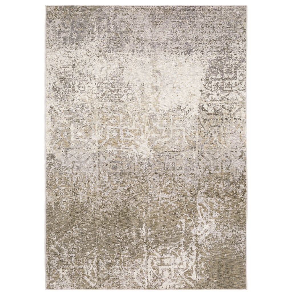 Style Haven Nelson Industrial Abstract Ivory/ Grey Indoor Area Rug