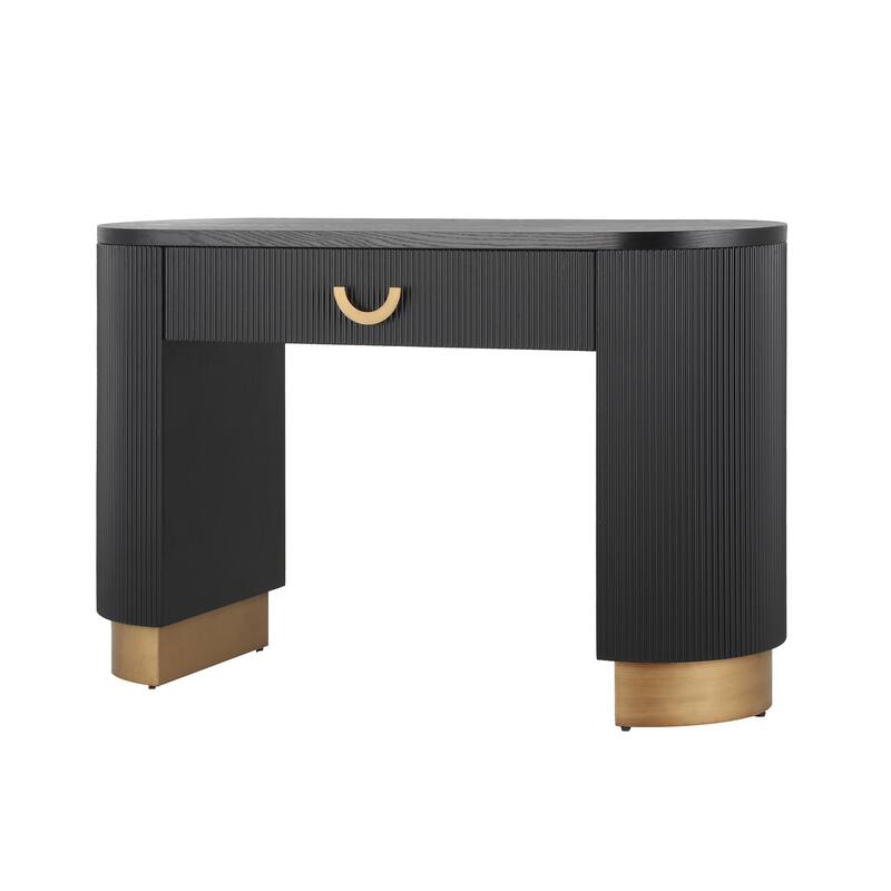 Christopher Knight Home- Thorne Vertical Ribbed MDF Console Table