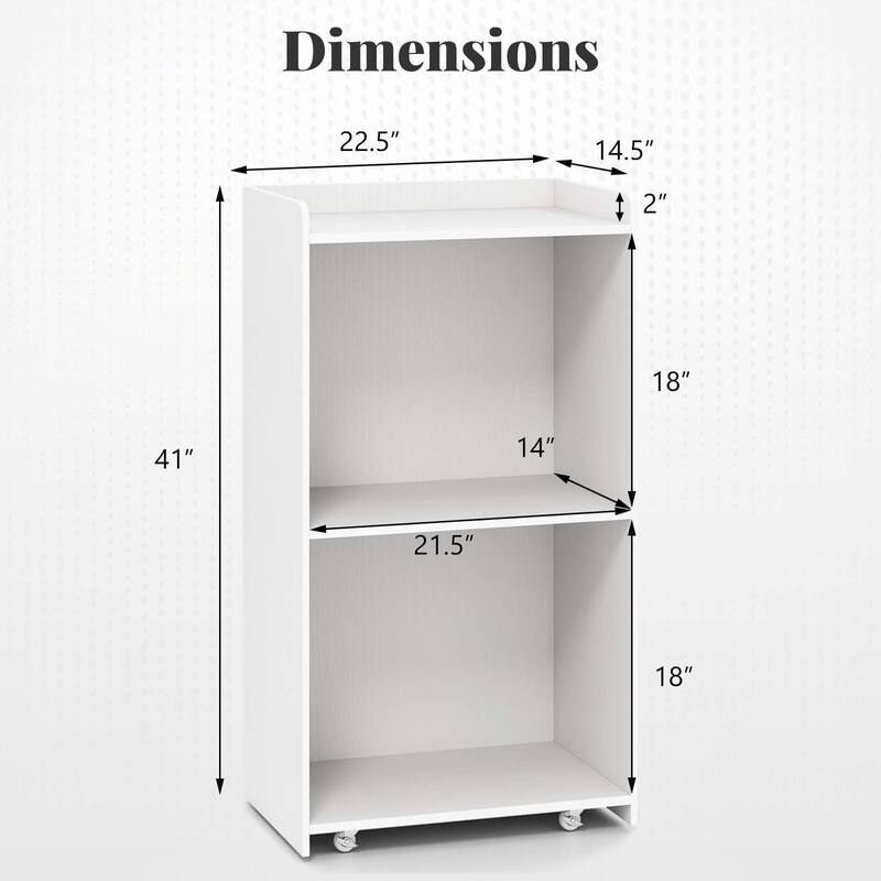 Costway 41" Presentation Podium with 2 Storage Shelves Laptop Computer - See Details