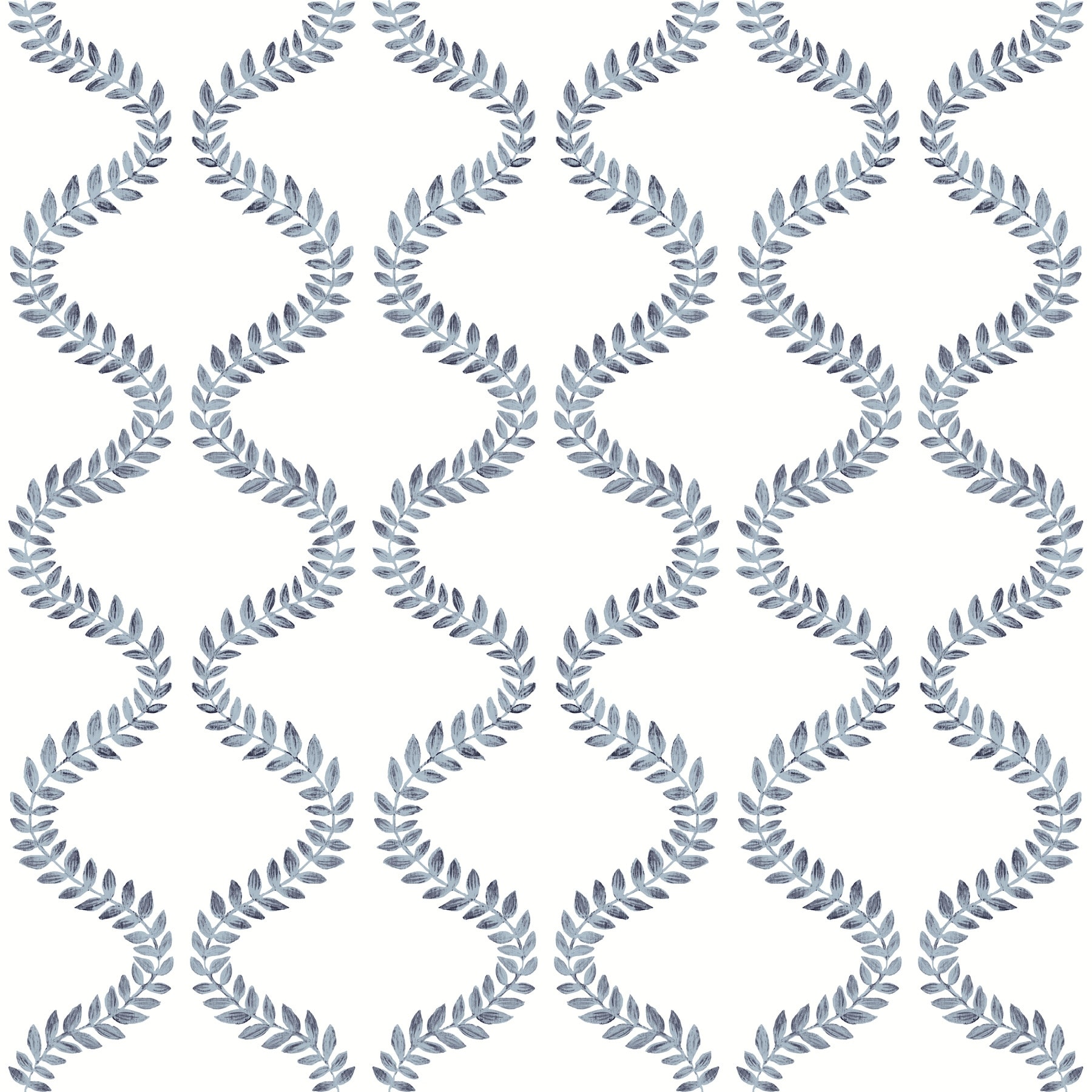 Florentine Blue Vine Trellis Peel and Stick Wallpaper