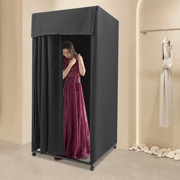 Portable Dressing Room Movable Fitting Room - Bed Bath & Beyond - 40773890