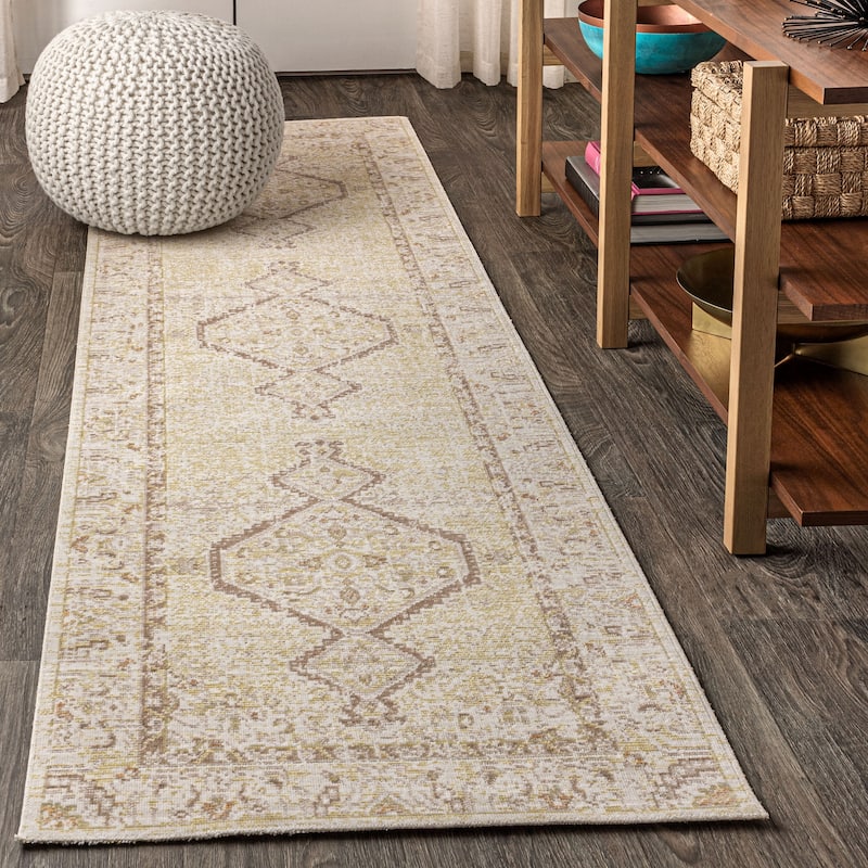 JONATHAN Y Petras Modern Tribal Medallion Area Rug