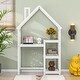 preview thumbnail 1 of 17, House-Shaped Wooden Writing Desk White