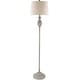 preview thumbnail 2 of 5, Pragya Traditional Hand Finished Floor Lamp - 59"H x 15"W x 15"D