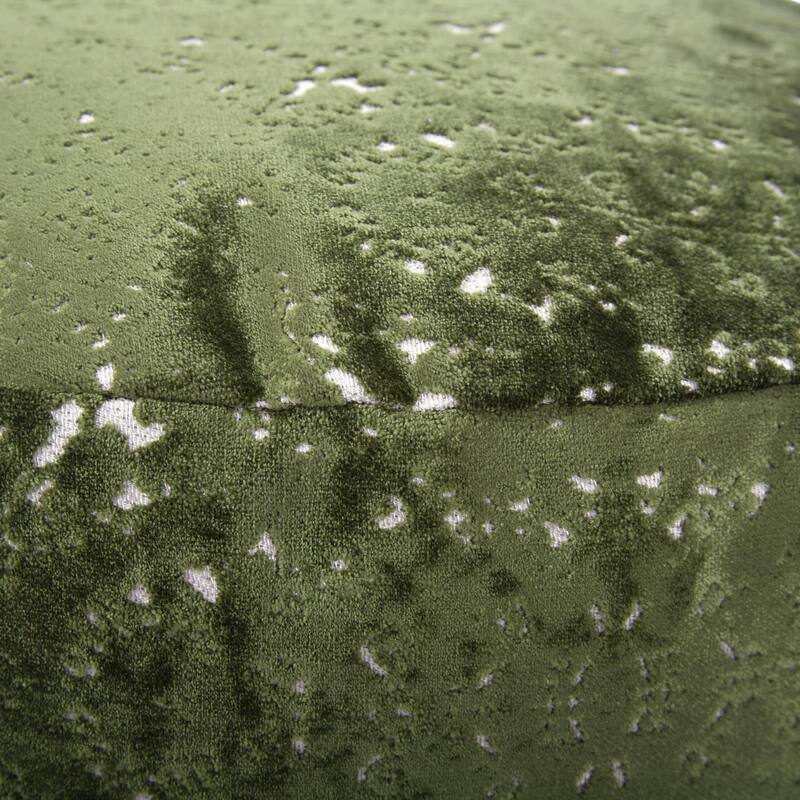 Allan Andrews Round Tall Pouf Pasini Emerald