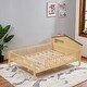 preview thumbnail 2 of 14, Full Size Wood Platform Bed with House-shaped Headboard,LED & Storage