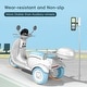 preview thumbnail 4 of 14, 12V Kids Ride-On Motorcycle, 3-Wheel Electric Motorbike with Bluetooth, MP3, Headlights & Storage Box for Boys & Girls