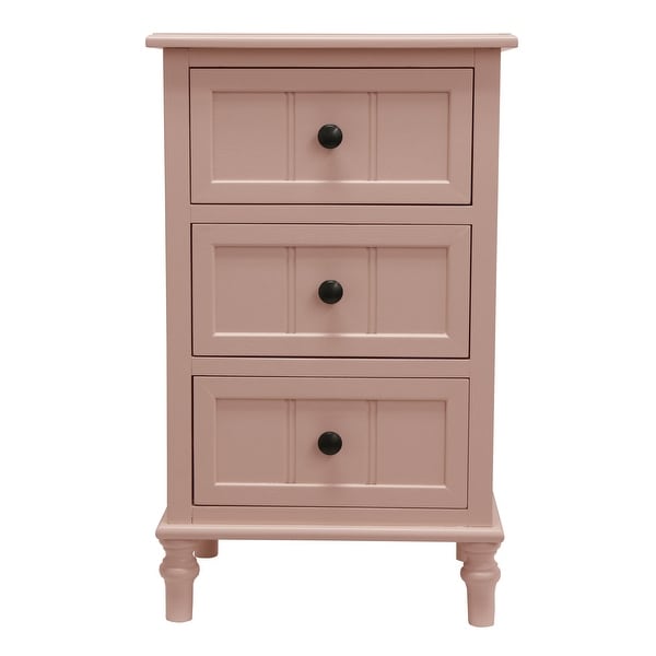 Copper grove hoxie three drawer accent table new arrivals