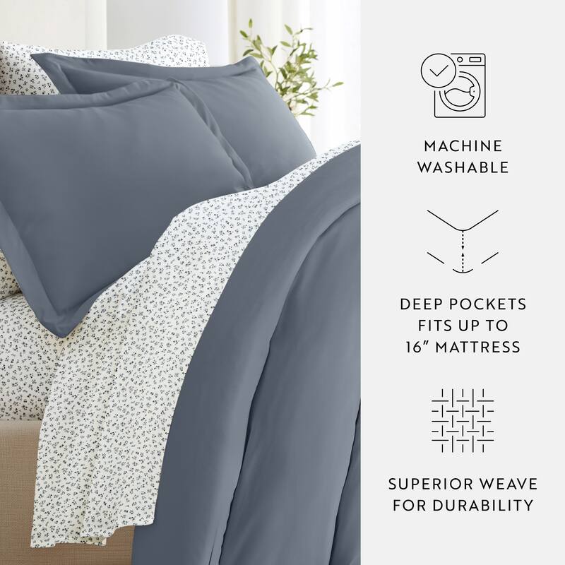 8pc Solid Duvet Bundle