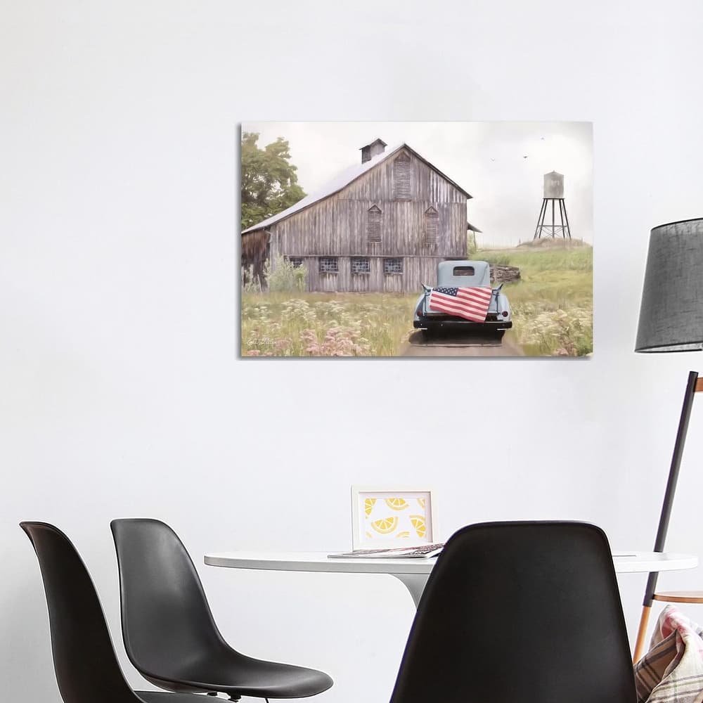 iCanvas "Flag on Tailgate" by Lori Deiter Canvas Print