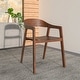 preview thumbnail 18 of 53, Rivo Mid-Century Modern Solid Oak Wood Accent Dining Chair with Open Back for Dining Room, Living Room and Kitchen