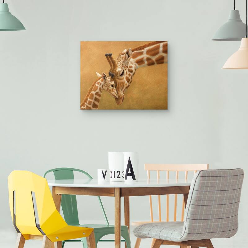 Study of Parental Bonds by James Johnson Canvas Art Print