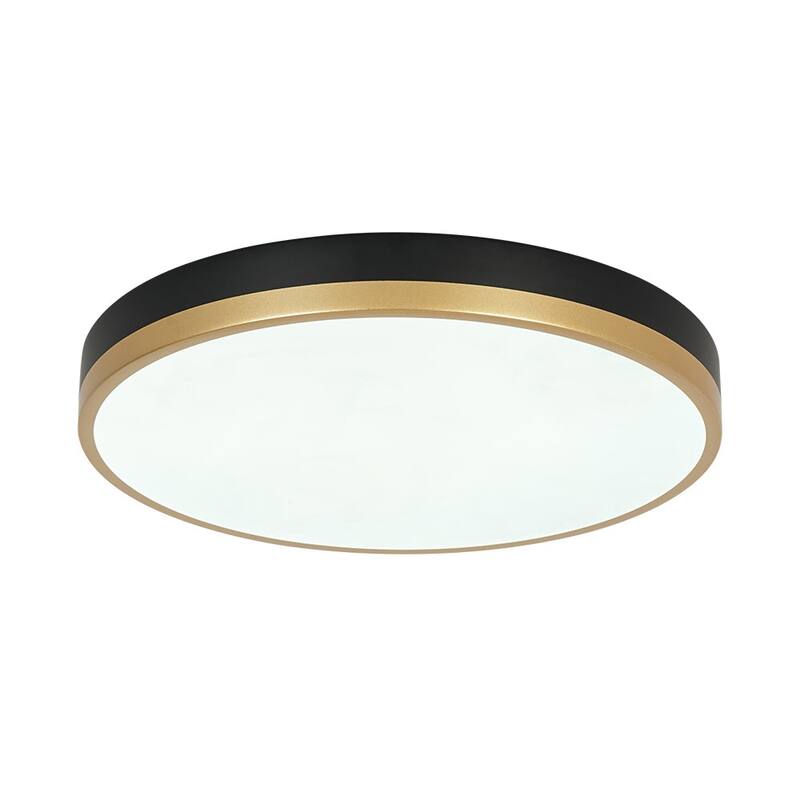 Minimalist Round Dimmable LED Flush Mount Light 5 CCT, 28W 15.7in