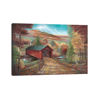 iCanvas "West Arlington Bridge" by Ruane Manning Canvas Print