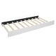 preview thumbnail 13 of 28, Linen Fabric Platform Bed with Brick Pattern Headboard, with Twin XL Trundle and 2 Drawers, Queen Size