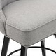 preview thumbnail 6 of 4, Modern 26 in. Counter Height Barstools 360 Free Swivel Set of 4 Bar Stools with Back
