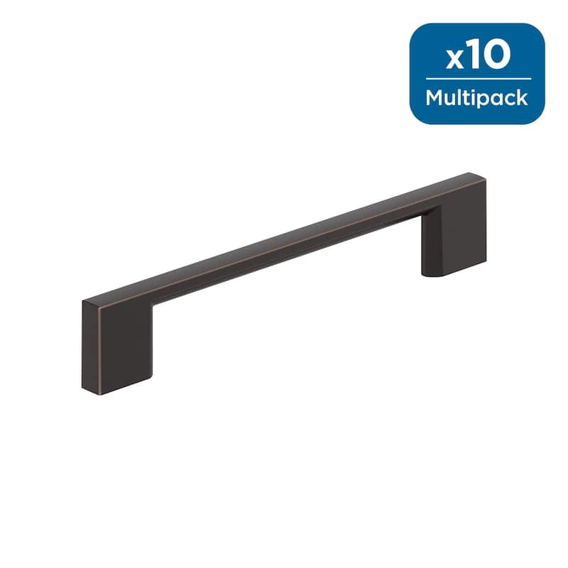 Amerock Cityscape Cabinet or Furniture Pull - 5-1/16 inch (128mm) Center-to-Center - Oil Rubbed Bronze