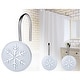 12 PCS Anti-Rust Decorative Shower Curtain Hooks for Home, Bathroom ...