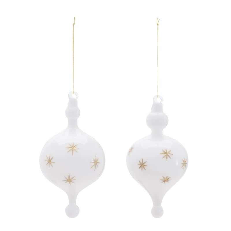 Glass Ornament Set of 6