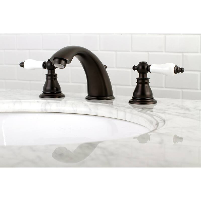 Kingston Brass American Patriot 8 in. Widespread Bathroom Faucet - Oil Rubbed Bronze