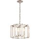 preview thumbnail 2 of 1, Crystorama Lighting Group Carson 4 Light 16" Wide Cage Chandelier with