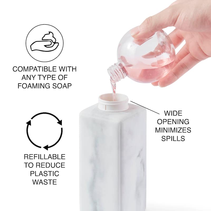 DKNY Touchless Marble Sensor Pump - White