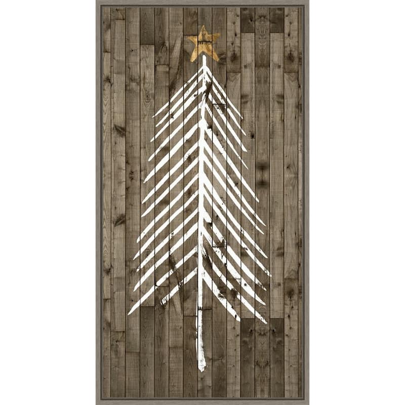 Wooded Whimsy I (Tree) by Grace Popp Framed Canvas Art