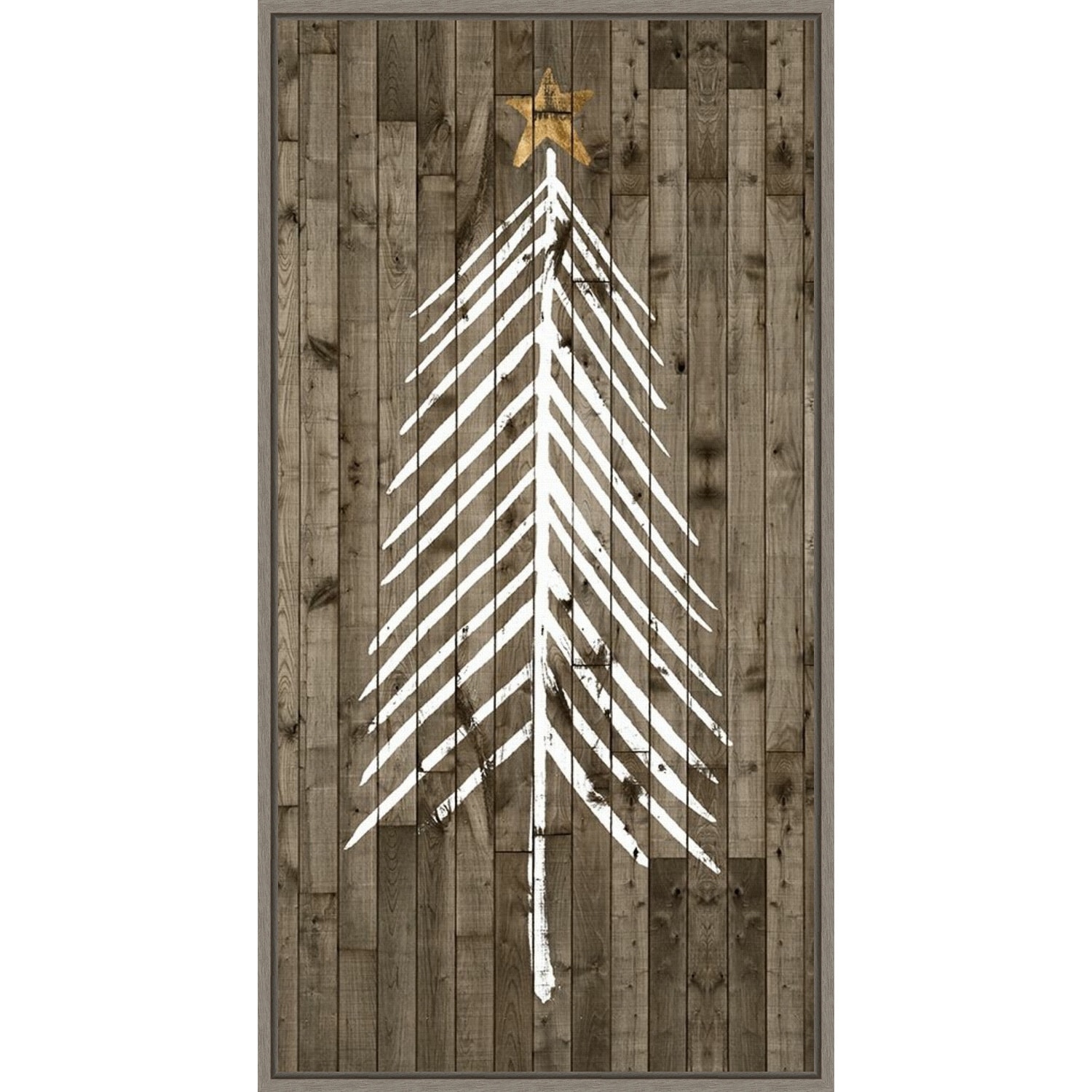 Wooded Whimsy I (Tree) by Grace Popp Framed Canvas Art