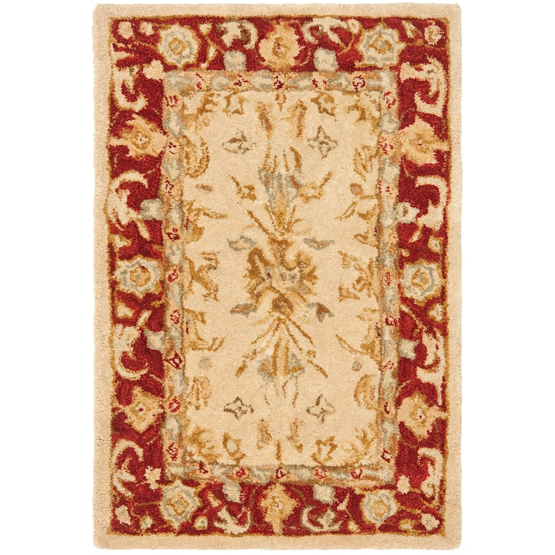 SAFAVIEH Handmade Anatolia Zelmira Traditional Oriental Hand-spun Wool Rug
