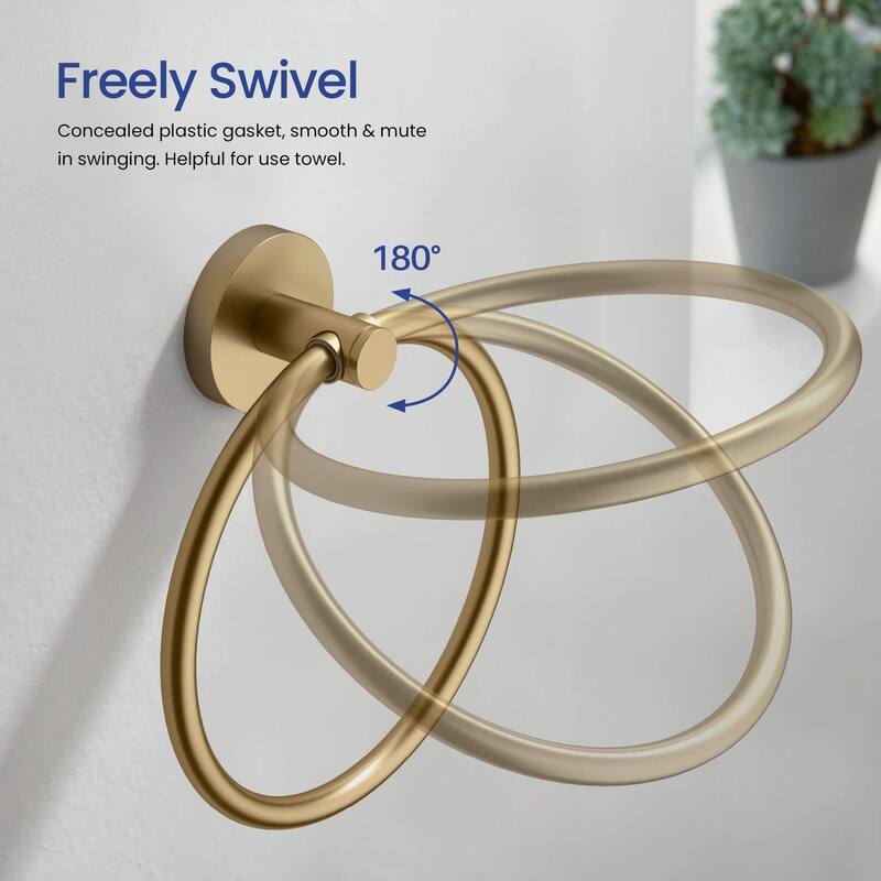 Circular Bathroom Towel Ring