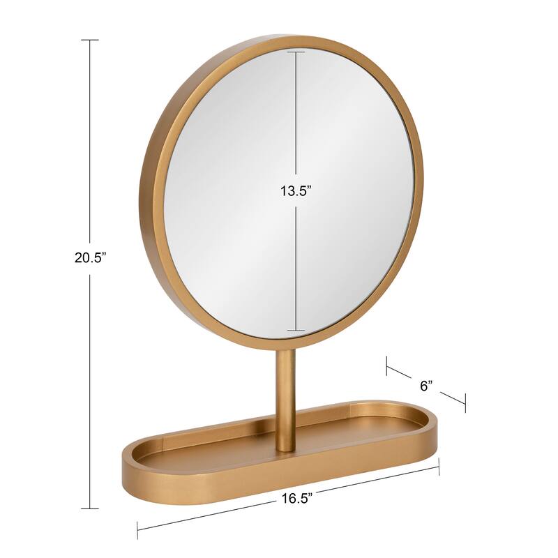 Kate and Laurel Travis Framed Tabletop Mirror - 17x21