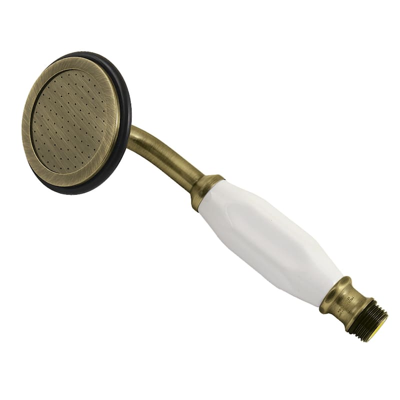 Vintage Hand Shower Head - Antique Brass