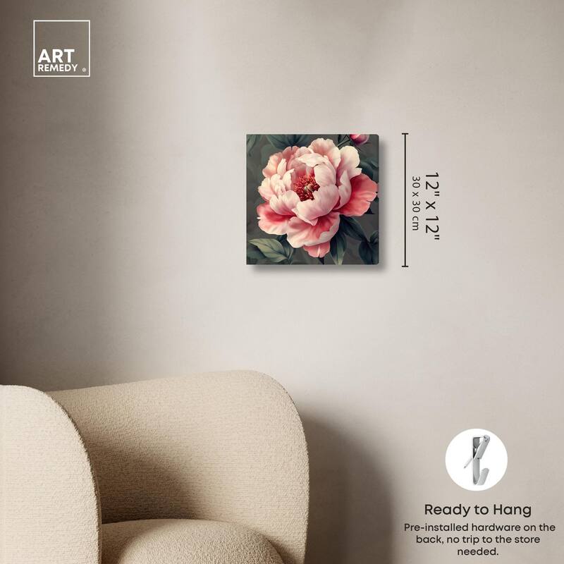 Opal Bloom II Canvas by Art Remedy, Gallery Wrapped