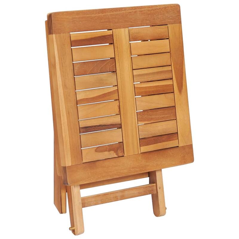 vidaXL Patio Lounge Chair Outdoor Sunbed Sunlounger with Cushion Solid Teak - 76.8" x 23.4" x 13.8"