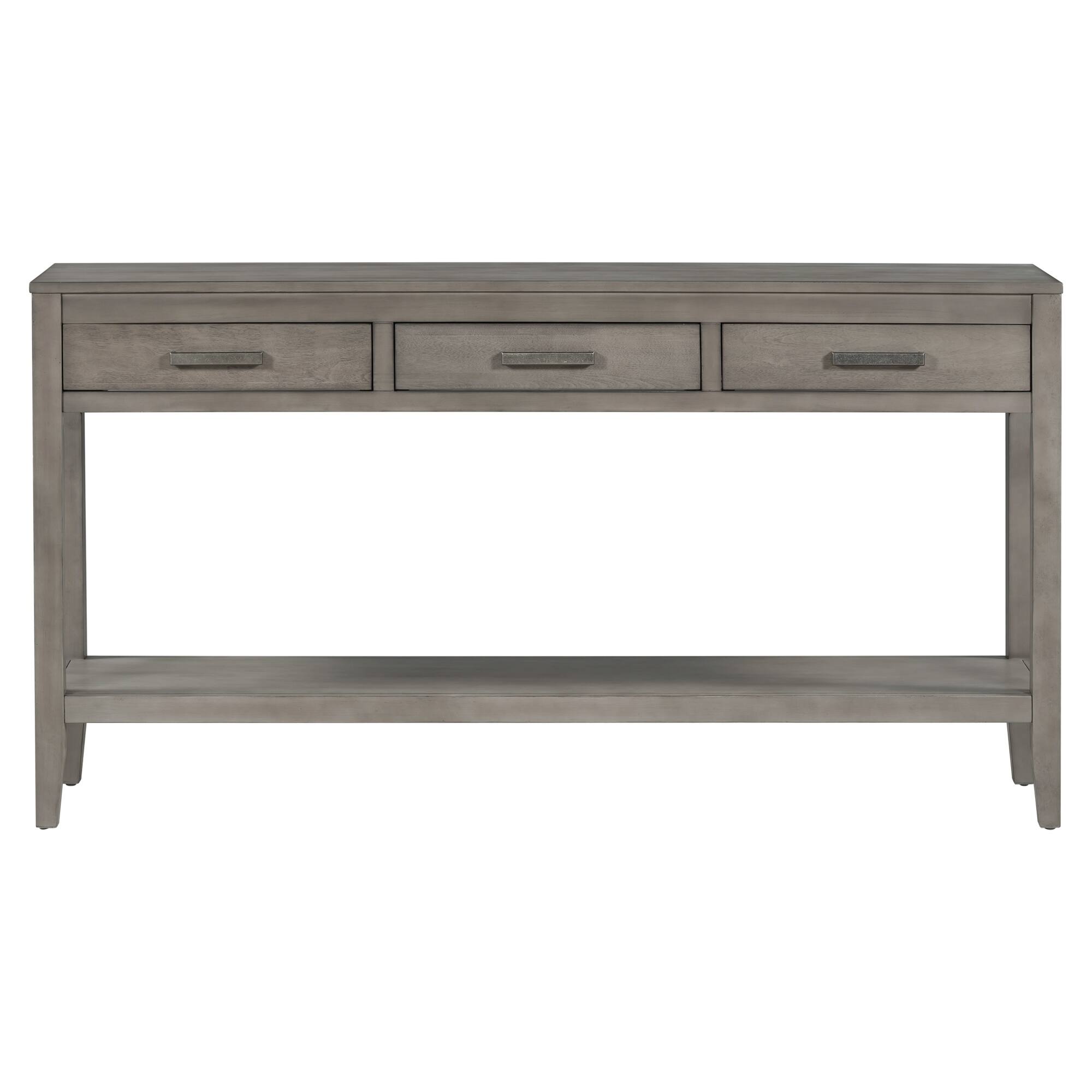 MidCentury Modern 3Drawer Console Entrance Table Bed Bath & Beyond