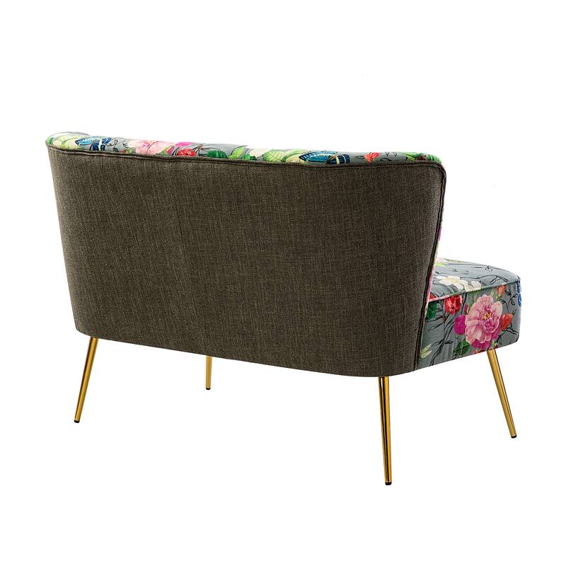 3 Piece Living Room Set with Channel Tufted Back by HULALA HOME