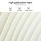 preview thumbnail 69 of 114, HULALA HOME Monica Modern Velvet Curved Tufted Back Loveseat with Metal Tapered Legs