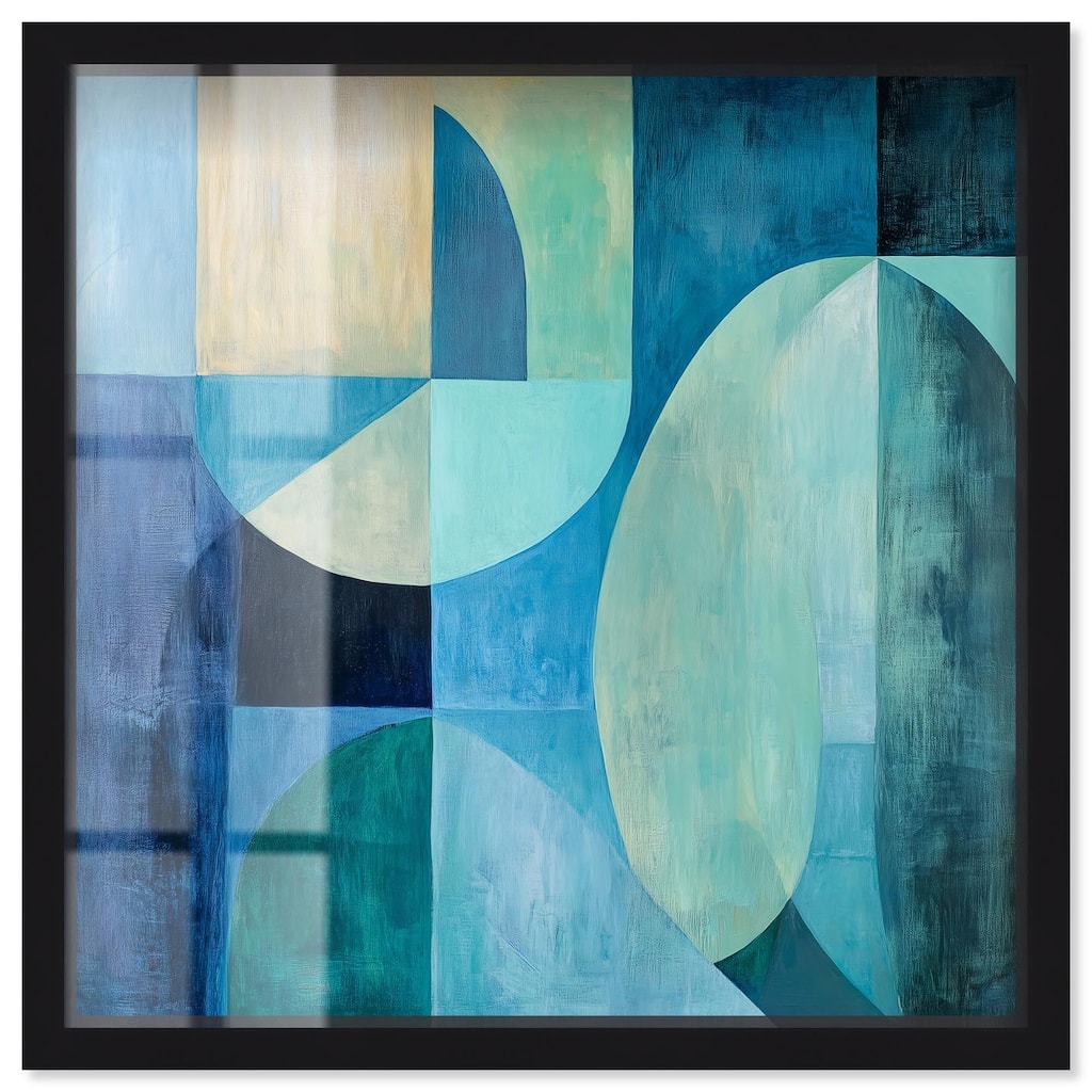 Color Blocks II Shadowbox by Art Remedy