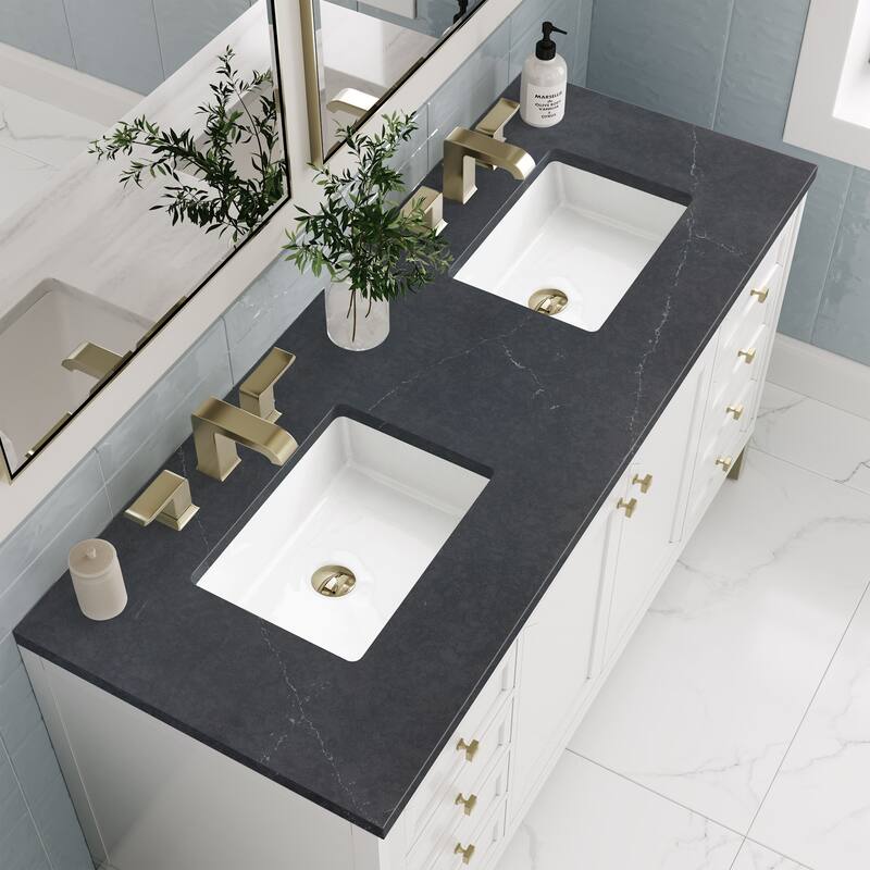 James Martin Vanities 503-V60D-3CSP Chicago 60" Free Standing Double
