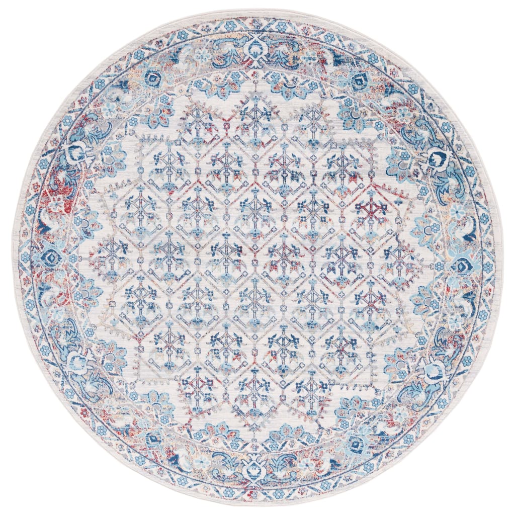 SAFAVIEH Brentwood Paunica Oriental Damask Trellis Rug - 6'7" Round