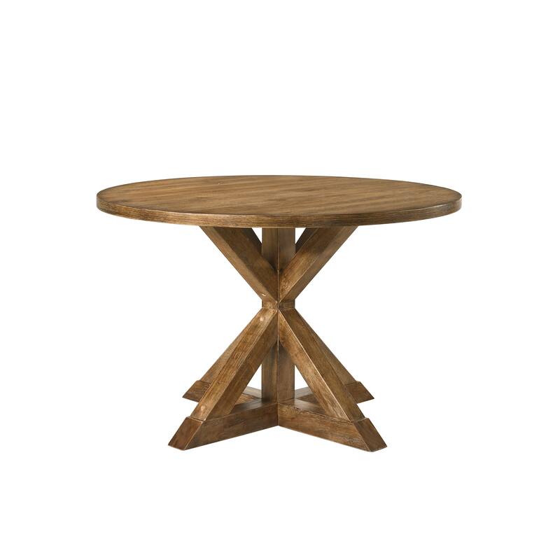Wallace II Weathered Oak 5PCs Dining Room Set