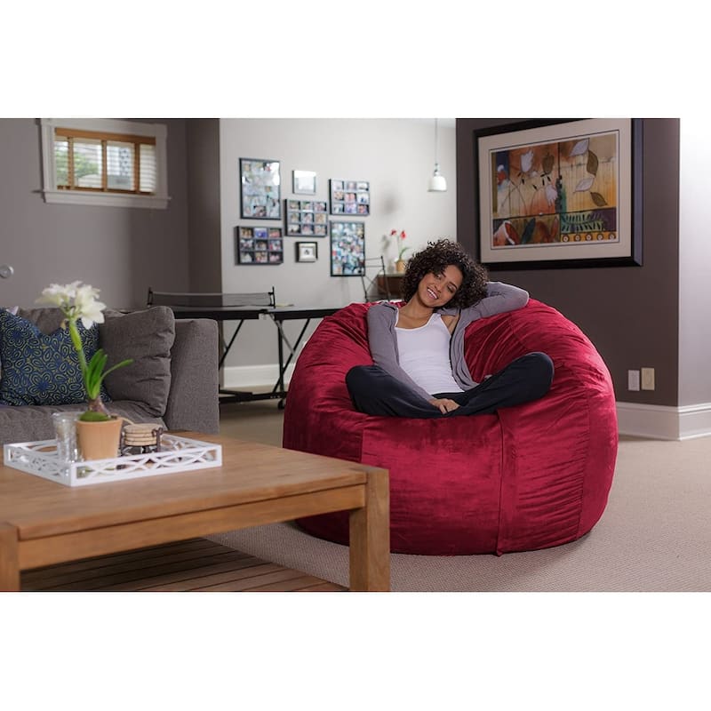 5-foot Bean Bag Chair Large Memory Foam Bean Bag