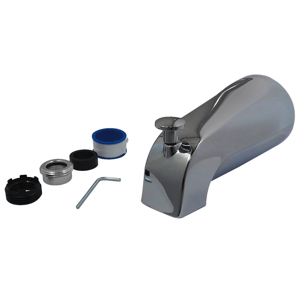 Made To Match Universal 5-3/8-Inch Tub Spout with Diverter