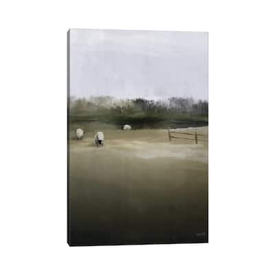 iCanvas "Countryside Flock" by House Fenway Canvas Print