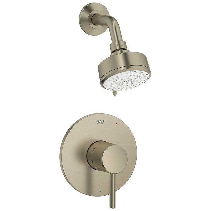 Grohe 10 249 5 Concetto Shower Only Trim Package with 1.75 GPM Multi - Brushed Nickel