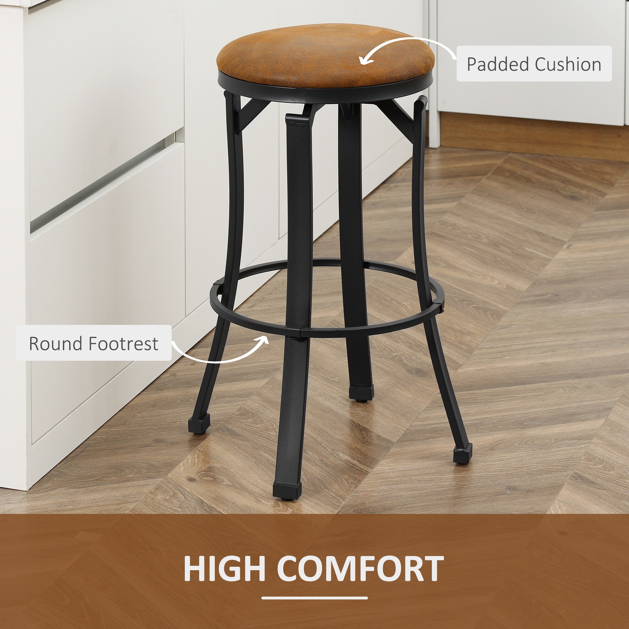 Microfiber bar on sale stools