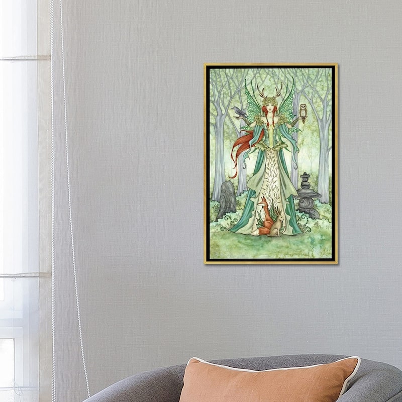 iCanvas "The Caretaker" by Amy Brown Framed Canvas Print