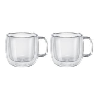 Sorrento Double Walled Cappuccino Glasses Set of 2