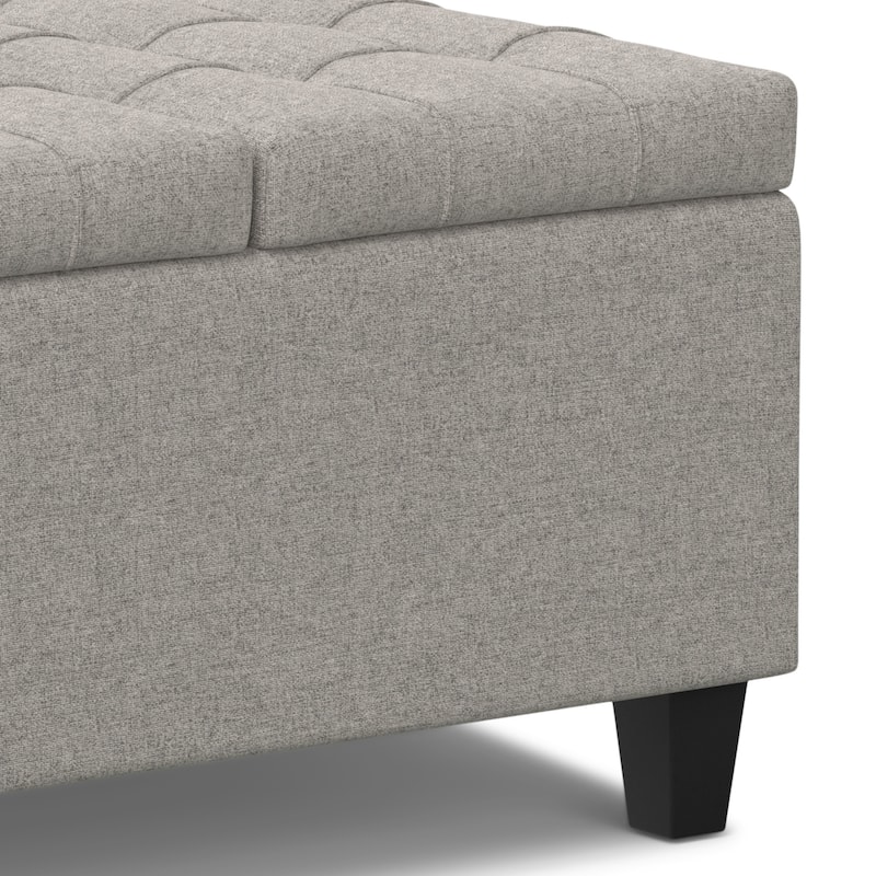 WYNDENHALL Elliot 30 inch Wide Transitional Square Table Ottoman